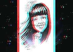 Bettie Hayward in Dreams Of The Office Secretary CG (CG Free Edit) Note: Red/Cyan Anaglyph CG Glasses Will Be Required to see this episode in CG).