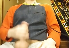 Jerking My Fur Covered Dinky Till I Jizz