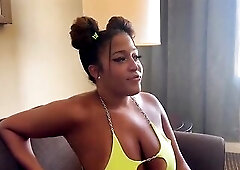 Cheating baddie gets screwed and creampied