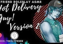 (Version 2) Hot Delivery Guy! Boyfriend Roleplay ASMR. Male voice M4F Audio Only
