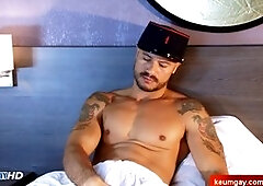 Jack, muscle, rubdown