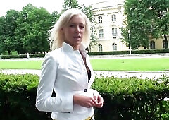 Corpulent Redhead Drilled in the Booty Wearing Jeans