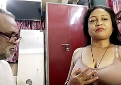 Desi Indian wife teases, kisses and plays with her sensual busty breasts in homemade video