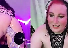 Redhead milf ass fucked deeply while moaning