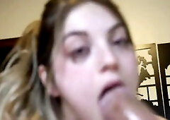 Keila can't stand it and resolves to drink the entire dick in front of my allies