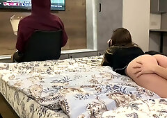 My husband is more interested with a computer game than with me, so I'll fuck his friend