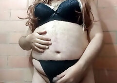 Lizzanna de negro y verga negra