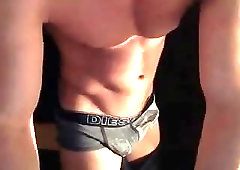 No cock, just ass flash. :(