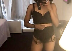 Sexy Ebony In A Hotel