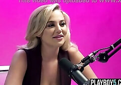 Large natural bazookas teen blond shows how this babe likes to masturbate and cum