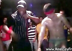 Watch college frat party turn hazing initiation