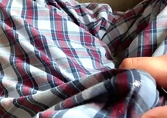 Peeing and Masturbating in my Couch Panties