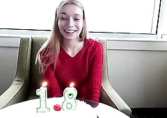 This week’s Exploitedteens video features a new faced teen with some great features that make for one terrific hotty. She’s merely 5’ 3” tall 