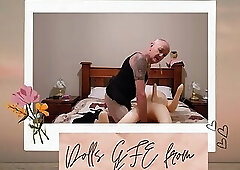 sissy kevin gives his doll a GFE