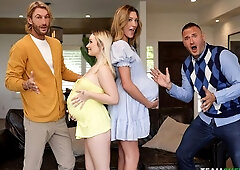 Aria Banks and Adriana Jade are fucking with pretty huge dicks