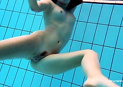 Vivid Katy's small tits action