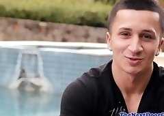 Muscly stud showing off his amazing body