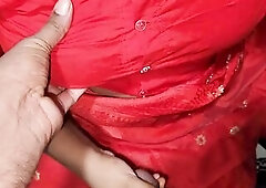 Fresh Bangladeshi red saree sex movie scene. Bangla voice hawt sex episode