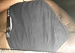 My friend shows off her thick and hot ass, looks so tasty