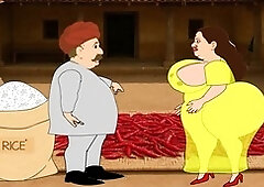 My curvy mom Vimla shows off her amazing body in a maxi dress