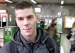 Czech cutie getting fucked in the bum real hard