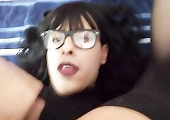 Self Facial and Cum Gulp