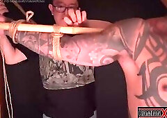 Damian Dragon Stays Quiet As Dominant Mature Man Encho Kinbaku Restrains Him