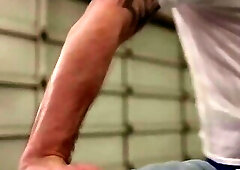 Poor Tbabe gets her tight ass barebacked by horny gym buddy