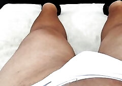 I came a lot after I caught my ally in the washroom touching a twat and playing with her appealing twat