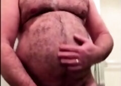 Big-Cock Daddy Bear Jacks Off