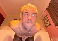 Ffernando Ferro gets wild with peeing and some taboo gay prolapse action