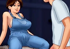 Aunty Diane in summertime saga hookup scenes compilation