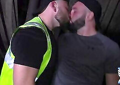 Construction Workers Bareback.