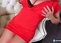 A big-titted MILF named Valentina Monroe. She's got legs too