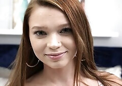 Cute teen amateur model Mazy Myers casting for a different kind of video which could make her 2000 dollars today! She could not say no to that! Even t