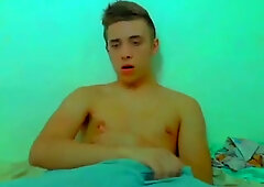 Lovely stud flashes his figure and prick