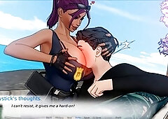 Interactive harem adult game with steamy visuals