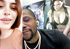 Transgender Secretary Jerking Off And Cumming For A Promotion