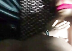 Round Butt taking BBC in doggystyle ended up with cum in her dark hole
