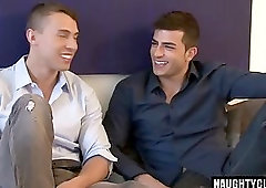 Big dick boy rimming with cumshot