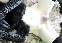 Cummybush BELLYBUTTON CUM consummate discharged fills navel and sprays YIFF scarf -hawt mother I'd like to fuck PAWG satin gloves