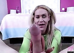 Aged Tgirl Wench sucks large dongs three