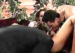 Mature blonde is getting fucked during a TV show because it was her regular job