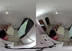 Victoria June Vr Part Three - Surprise Threesome! Hot Latina's Huge Ass Covered In Sperm