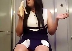 Me Eating A Banana