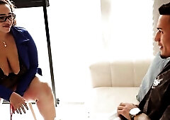Chubby ass teacher invites a student to his abode, to give him an damage, which that babe didn't await that that guy was gonna screw her, this gu