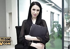 Your hawt foreign assistant craves to make it large in the videos and her internship with u excites her so much that that babe's willing to cater