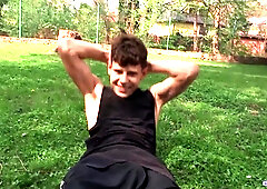 BIGSTR - He Needed Money For A Smartphone And Desides To Put His Jaws And Bum To Work