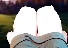1 HANDS-FREE SPUNK FLOW CUTE LEGS WHITE HAUNCHES TRANNY