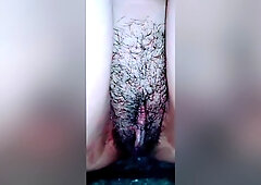 Of Water Is Coming Out Of My Pussy, I Went To The Toilet And Masturbated, My Pussy Has Become Completely Wet, A Lot Of Wat